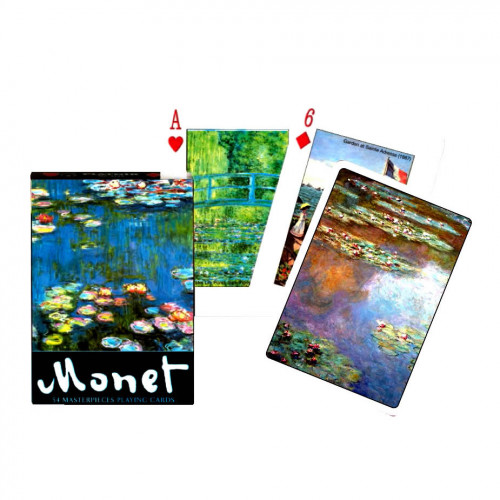 Carti de joc de colectie Piatnik, cu tema "Monet"